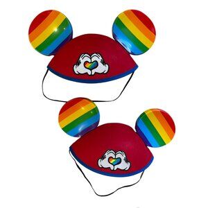 Disney Mickey Mouse Rainbow Ears Hats  (2)